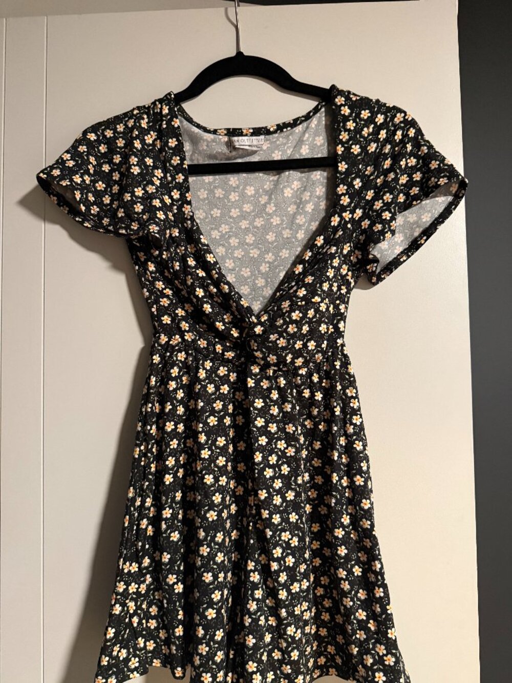 Black Floral Romper